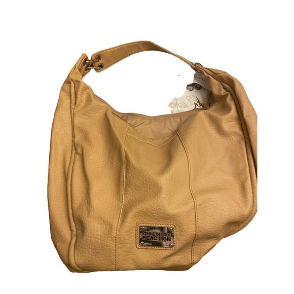 Kenneth Cole Reaction Hobo Beige Nwt Bag Purse - Picture 9 of 10